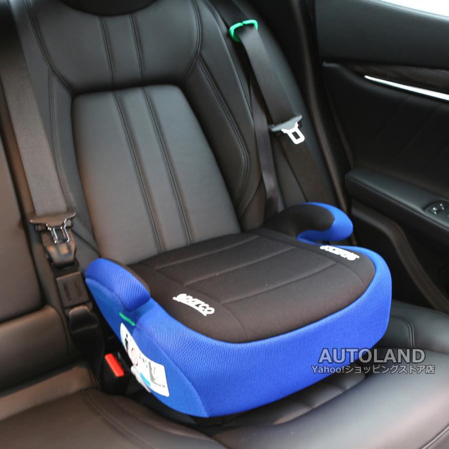 スパルコ ジュニアシート SK100ib 黒×青 ISOFIX対応 新安全基準R129