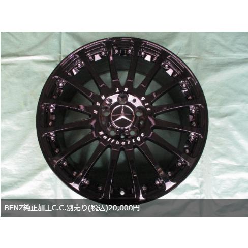 在庫処分特価　送料無料☆新品 Rolfhartge(ロルフハルトゲ)F16GT RSR BK 18インチ ホイールのみ 4本 ベンツ Aクラス,CLA,Bクラス,GLA,GLBの画像