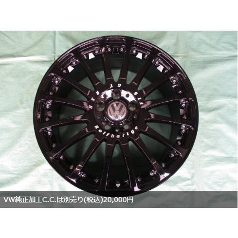 在庫処分 送料無料☆新品 Rolfhartge(ロルフハルトゲ)F16GT RSR BK 18インチ ホイール フォルクスワーゲン ゴルフ,ザ・ビートル,イオス,パサート,シロッコ 他の画像