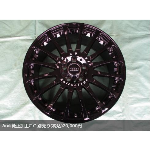 在庫処分 送料無料☆新品 Rolfhartge(ロルフハルトゲ)F16GT RSR BK 19インチ ホイールのみ アウディ A3,A4,TT,TTS,Q2,BMW X1,X2,iX1,iX2,1シリーズ,2シリーズの画像