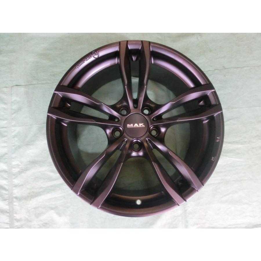 新品 MAK LUFT(マック ルフト) 5H/120 マットブラック 17インチ