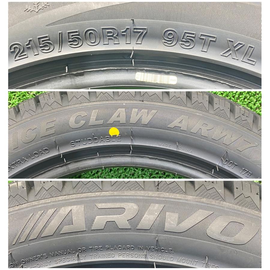 215/50R17 95T XL ARIVO ARW7 新品 スパイクタイヤ 4本セット 2025年製 