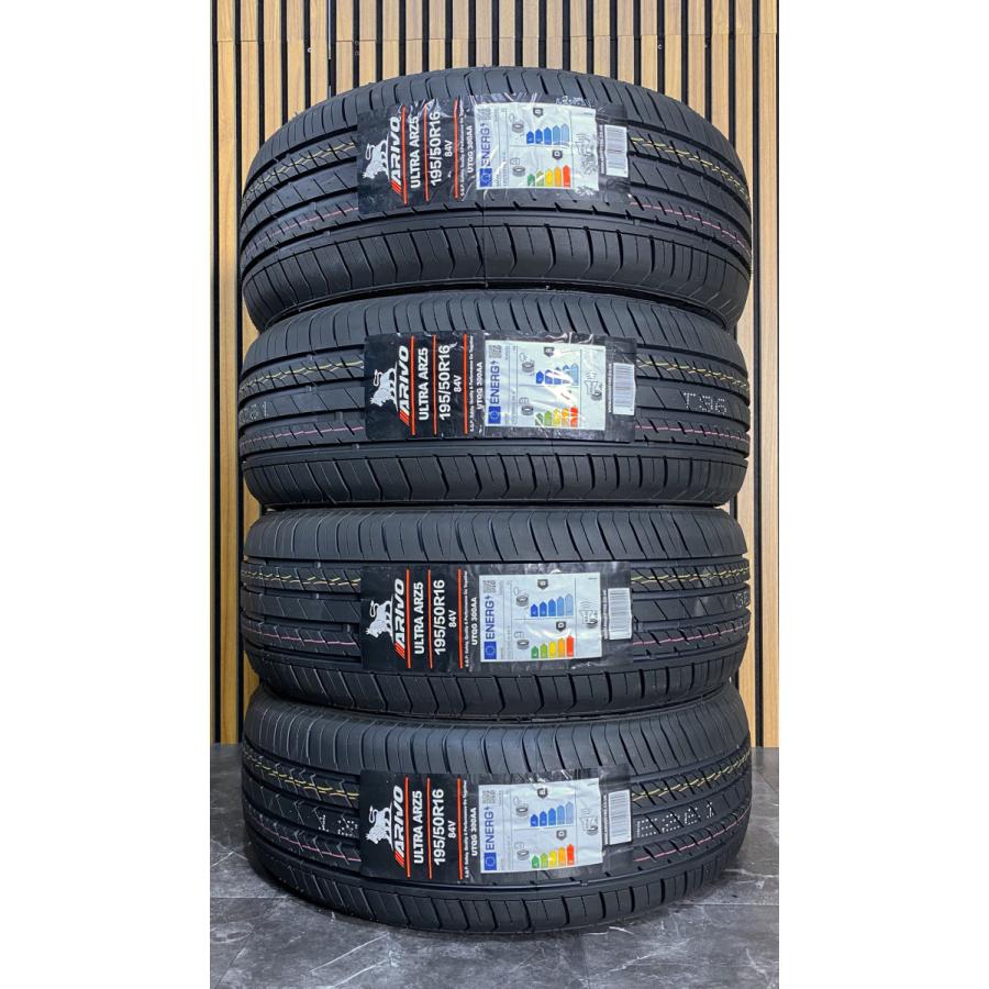 195/50R16 84V ARIVO ARZ5 新品 サマータイヤ 4本セット 2025年製 
