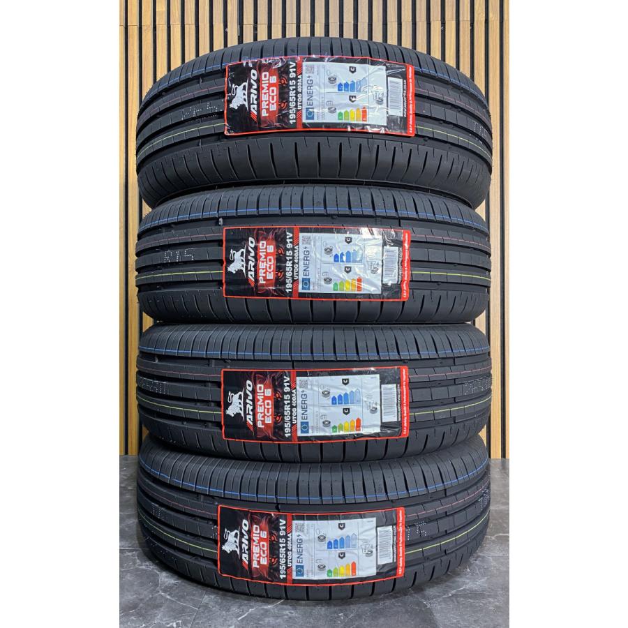 195/65R15 91V ARIVO PREMIO ECO6 新品 サマータイヤ 4本セット 2026年