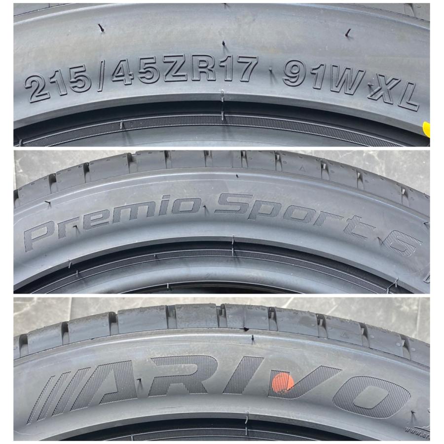 215/45R17 91W XL ARIVO PREMIO SPORT6 新品 サマータイヤ 4本セット