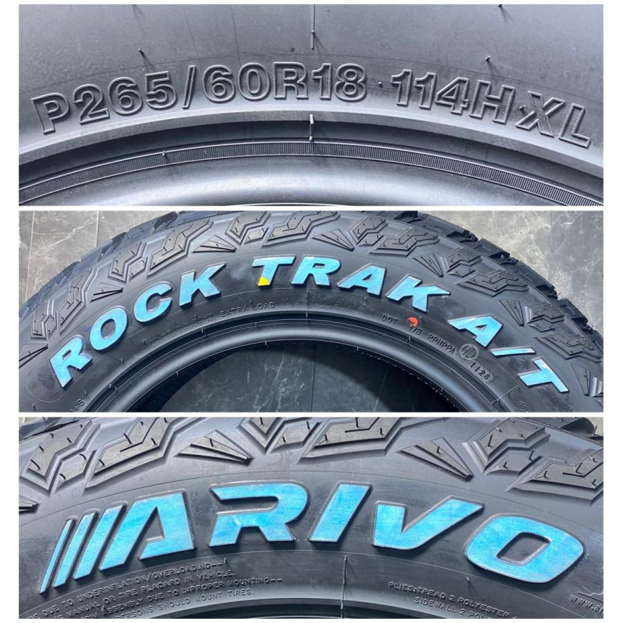 265/60R18 114H XL ARIVO ROCKTRAK A/T 新品 サマータイヤ 4本セット