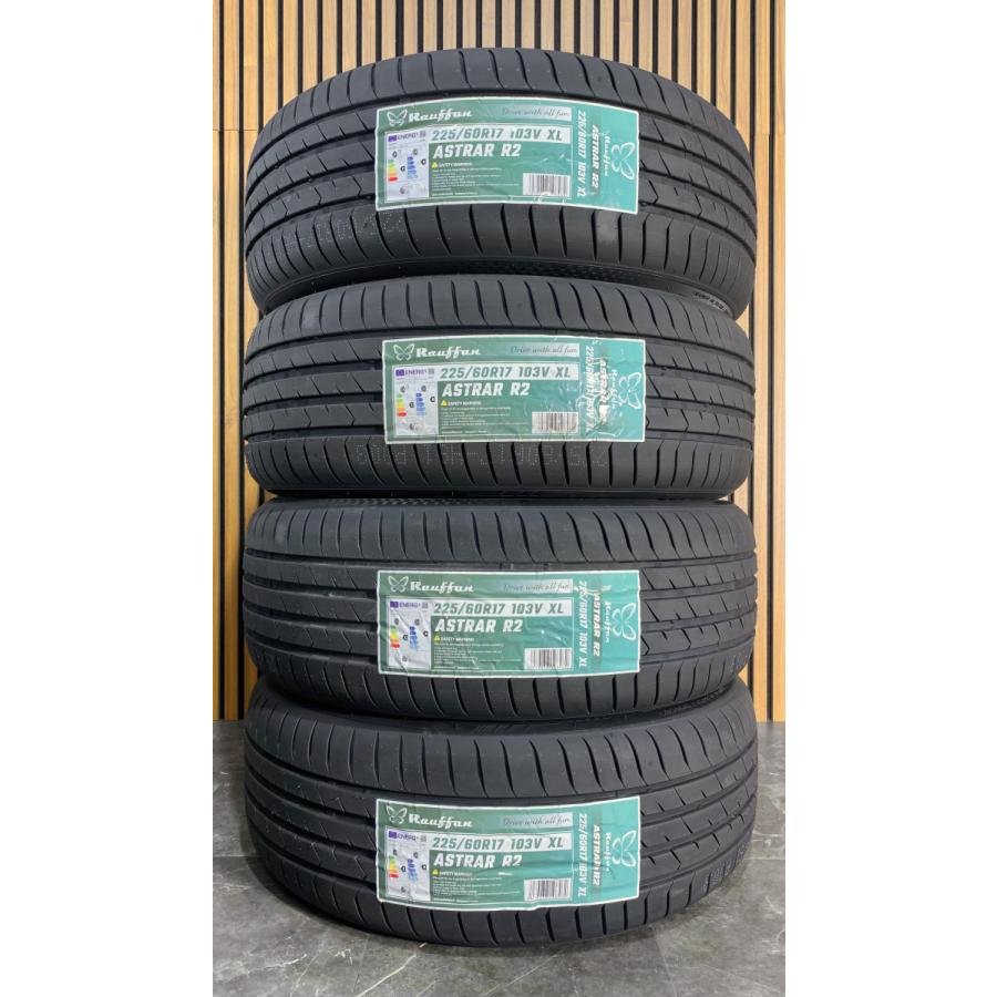 225/60R17 103V XL Rauffan ASTRAR R2 新品 サマータイヤ 4本セット