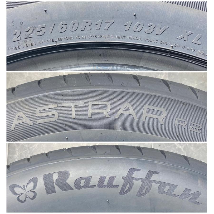 225/60R17 103V XL Rauffan ASTRAR R2 新品 サマータイヤ 4本セット