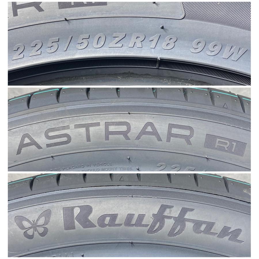 225/50R18 99W Rauffan ASTRAR R1 新品 サマータイヤ 4本セット 2026年