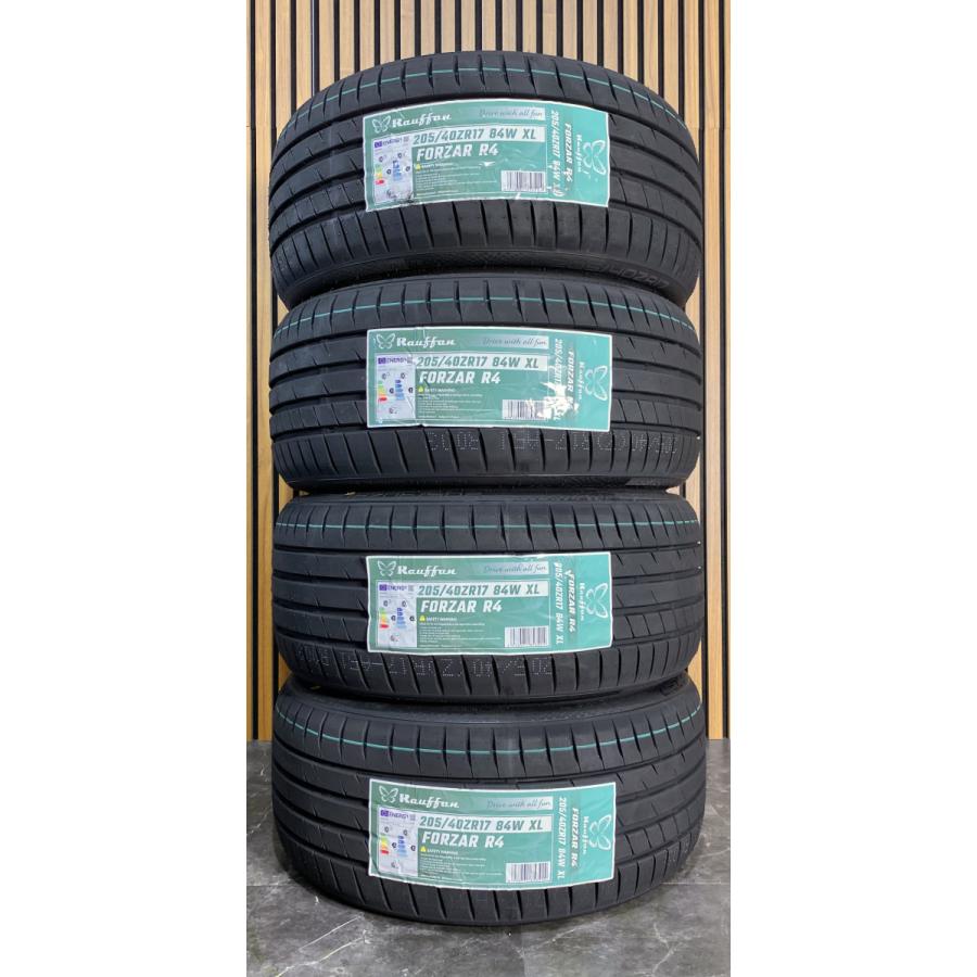205/40R17 84W XL Rauffan FORZAR R4 新品 サマータイヤ 4本セット 