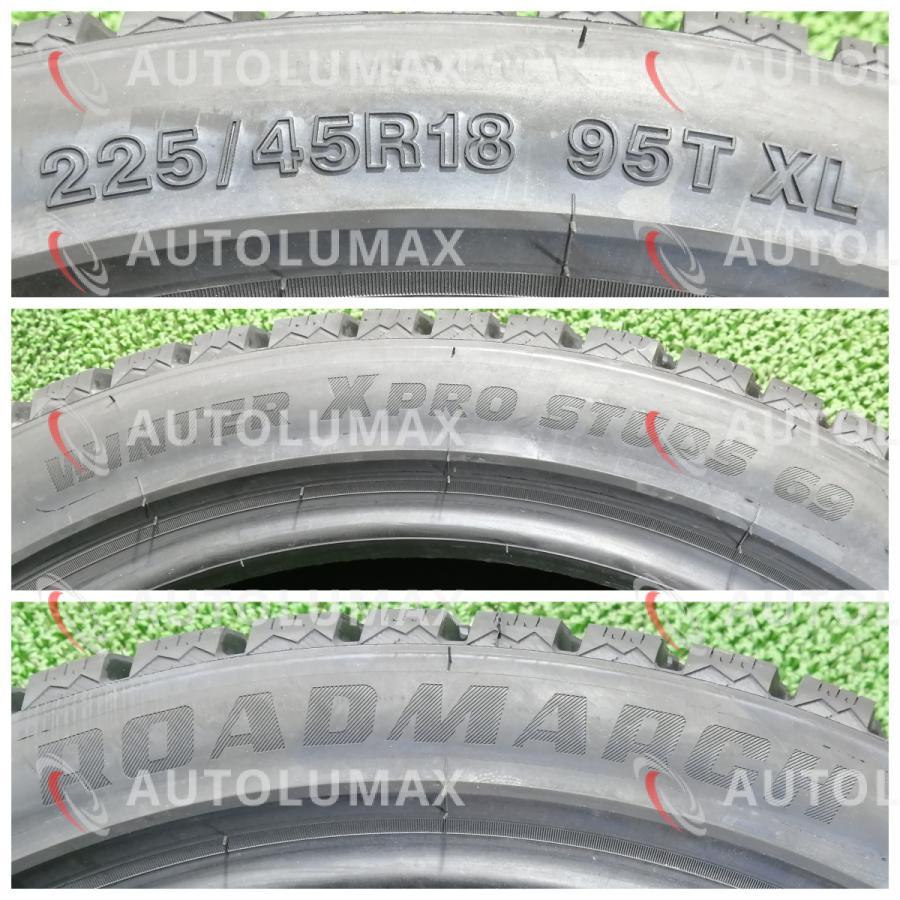 18インチ スタッドレス2本 スパイク2本セット