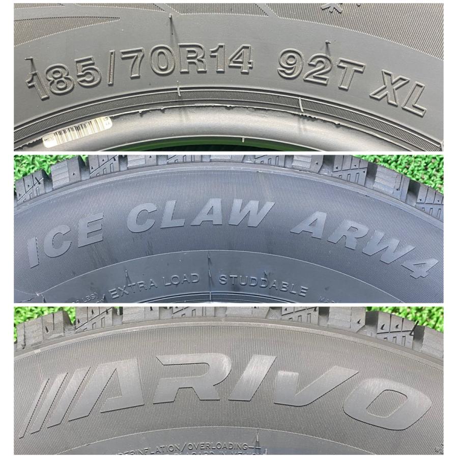 185/70R14 92T XL ARIVO ARW4 新品 スパイクタイヤ 2本セット 2025年製
