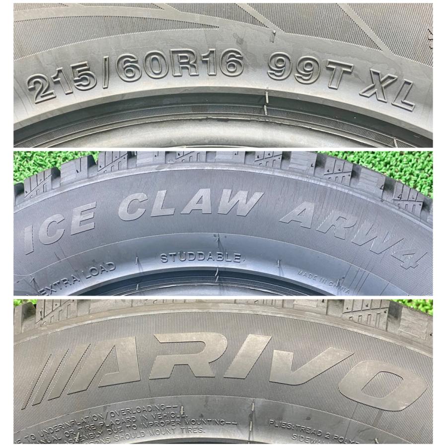 215/60R16 99T XL ARIVO ARW4 新品 スパイクタイヤ 4本セット 2025年製