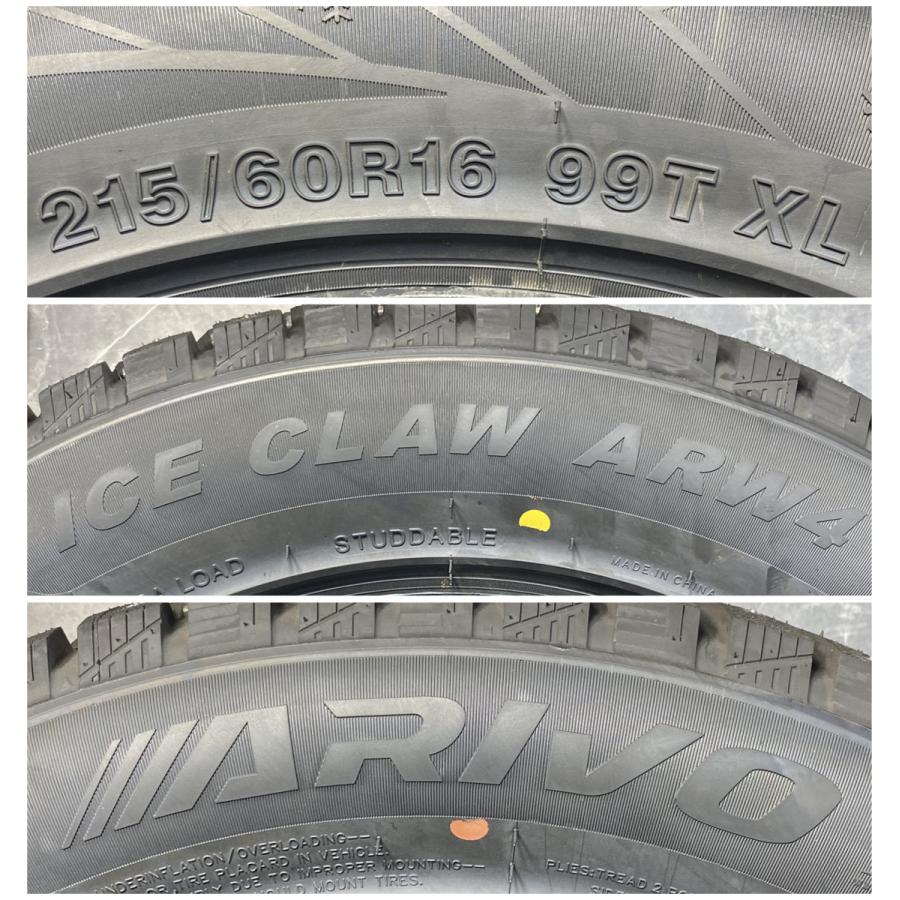 215/60R16 99T XL ARIVO ARW4 新品 スパイクタイヤ 4本セット 2026年製