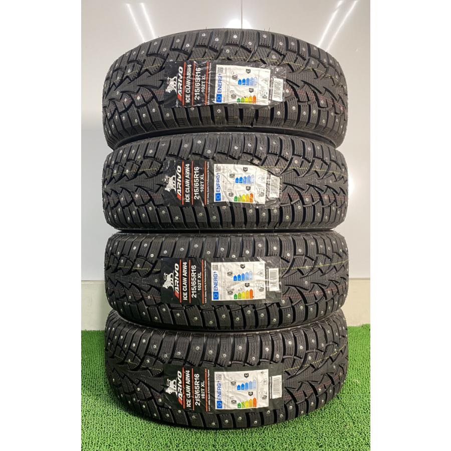 215/65R16 102T XL ARIVO ARW4 新品 スパイクタイヤ 4本セット 2025年