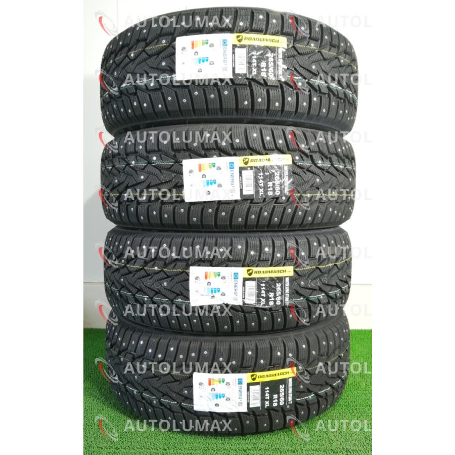 265/60R18 114T XL ROADMARCH WINTER XPRO STUDS77 新品 スパイク  