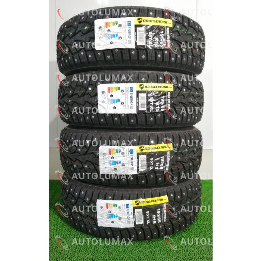 未使用品 195/65R15 NORDMANスパイクタイヤ＆アルミ4本セット