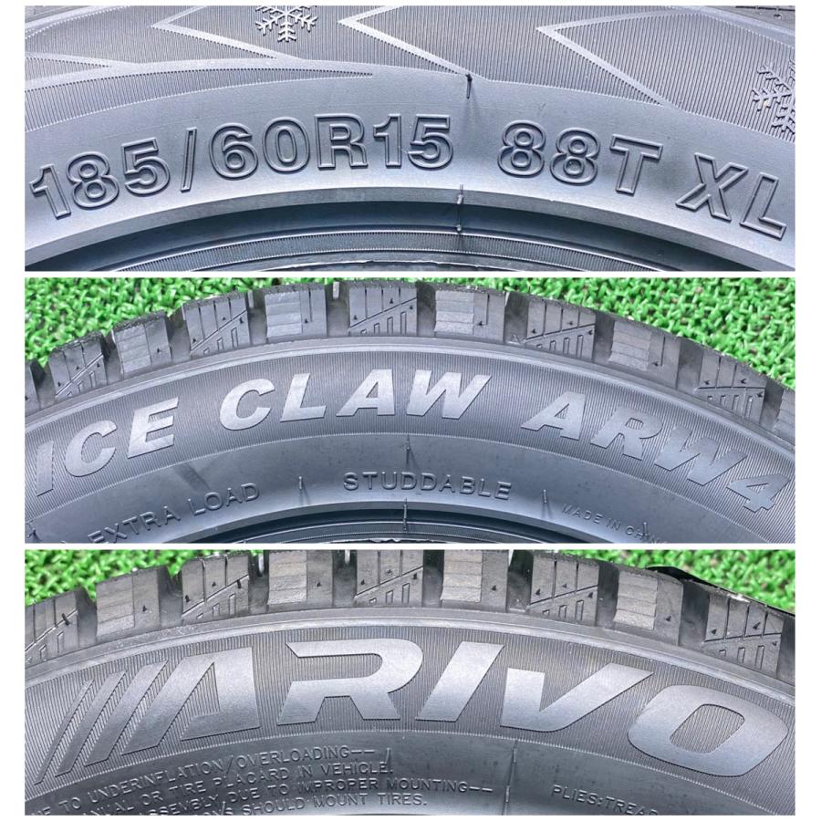 185/60R15 88T XL ARIVO ARW4 新品 スパイクタイヤ 4本セット 2025年製