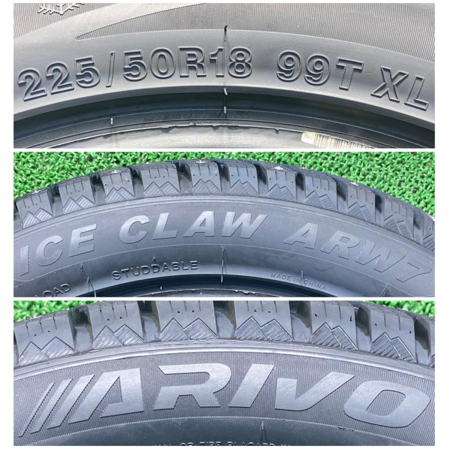 225/50R18 99T XL ARIVO ARW7 新品 スパイクタイヤ 4本セット 2025年製