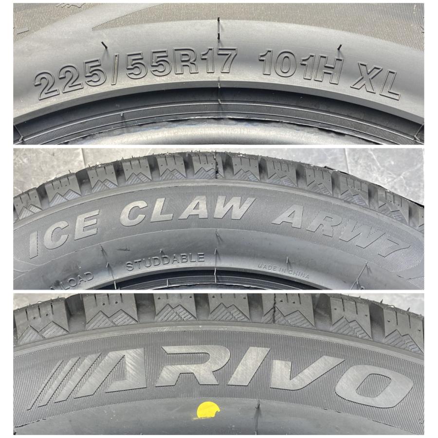 225/55R17 101H XL ARIVO ARW7 新品 スパイクタイヤ 4本セット 2026年