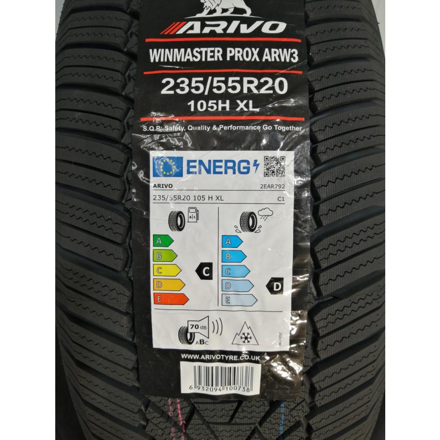 235/55R20 105H XL ARIVO ARW3 新品 スタッドレスタイヤ 4本