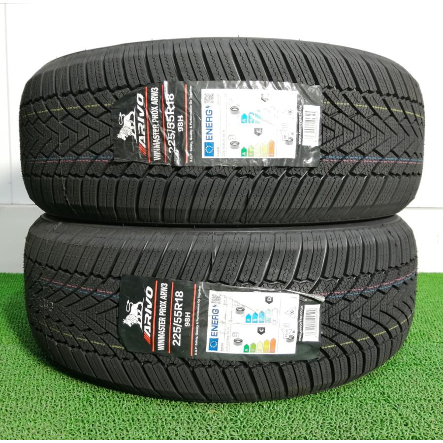 225/55R18 98H ARIVO ARW3 新品 スタッドレスタイヤ 2本セット 2024年 