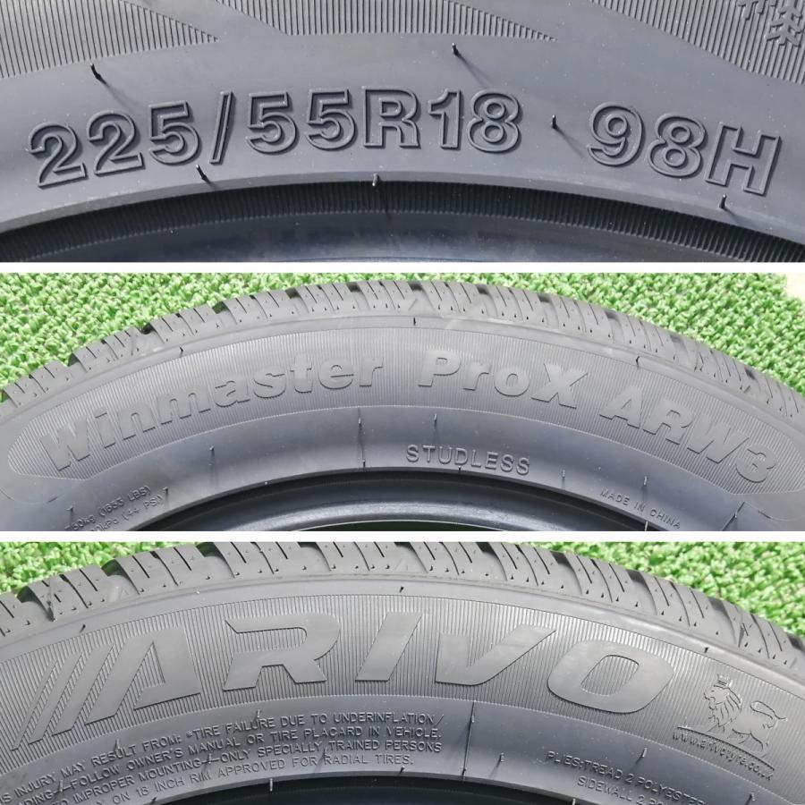 225/55R18 98H ARIVO ARW3 新品 スタッドレスタイヤ 2本セット 2024年 