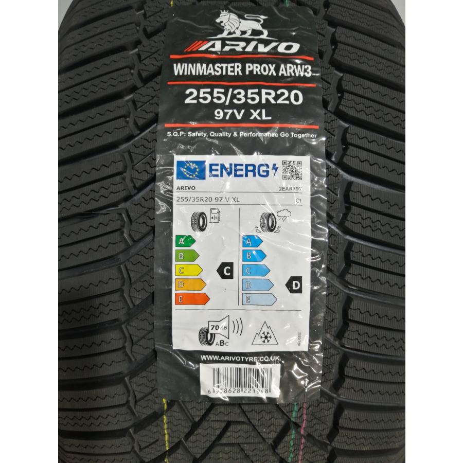255/35R20 97V XL ARIVO ARW3 新品 スタッドレスタイヤ 2本セット 2025
