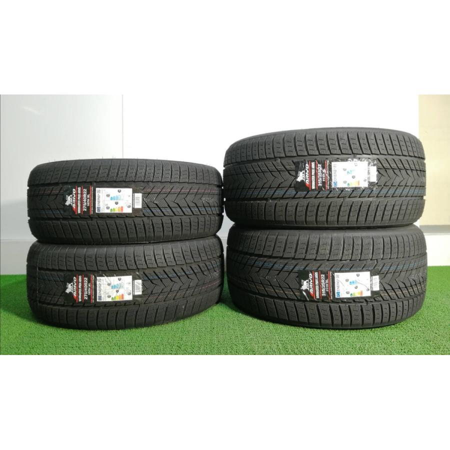 赤福スタッドレスタイヤ② フロント 275/40R22 リア 315/35R22 ARIVO ARW5 新品 スタッドレス