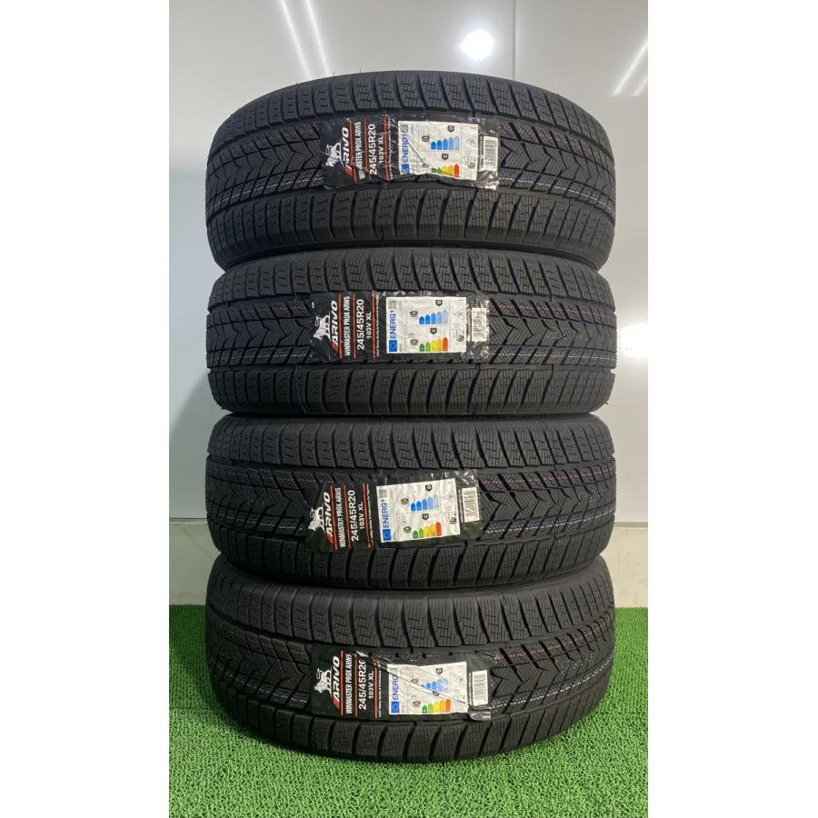 245/45R20 103V XL ARIVO ARW5 新品 スタッドレスタイヤ 4本セット 2024年製 ※本州送料無料 245/45 ...