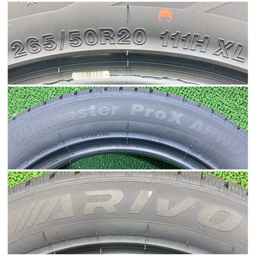 265/50R20 111H XL ARIVO ARW5 新品 スタッドレスタイヤ4本セット 2025年製 ※本州送料無料 265/50R20 冬タイヤの画像