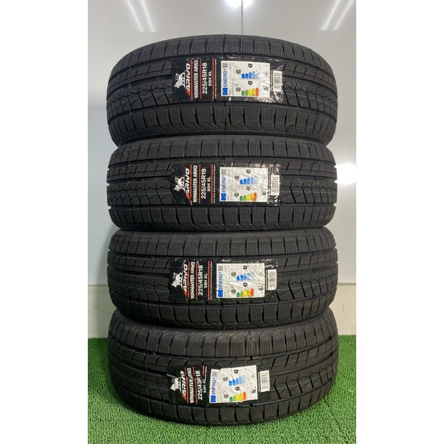225/45R18 95H XL ARIVO ARW2 新品 スタッドレスタイヤ 4本セット 2025年製 ※本州送料無料 225/45/18 ...
