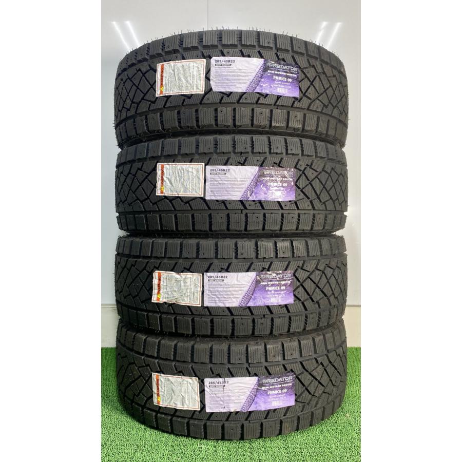 285/45R22 114T XL PREDATOR 新品 スタッドレスタイヤ 4本セット 2025 