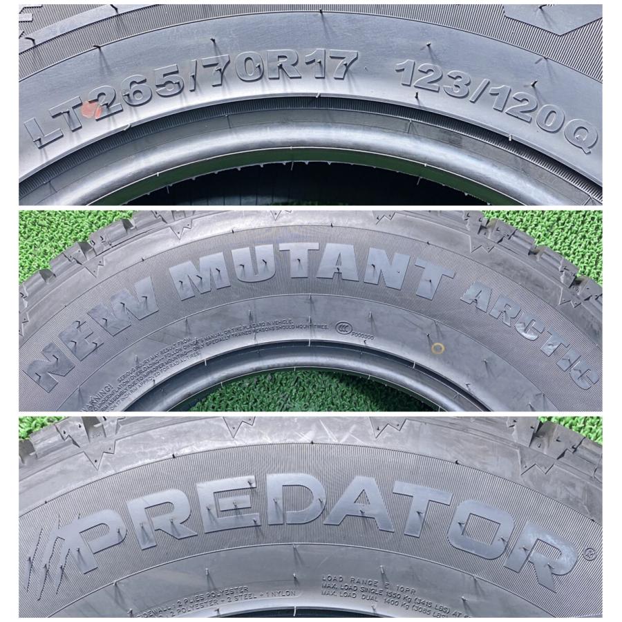 265/70R17 123/120Q PREDATOR 新品 スタッドレスタイヤ 4本セット 2025年製 ※本州送料無料 265/70/17 冬タイヤの画像