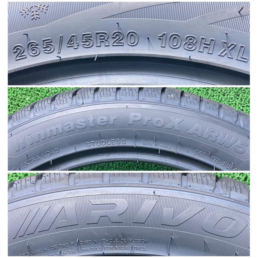 265/45R20 108H XL ARIVO ARW5 新品 スタッドレスタイヤ 4本セット 2025年製 ※本州送料無料 265/45/20 冬タイヤの画像