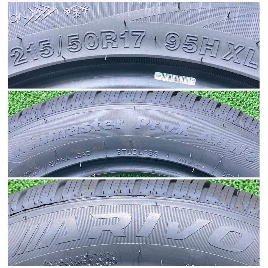 AIRNOVA スタッドレスタイヤ付き 4本セット 215/50R17 95H XL ARIVO ARW3 新品 スタッドレスタイヤ 4本セット 2025
