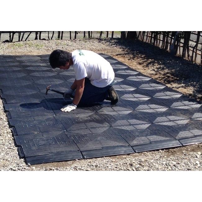 オートマット（50cm×50cm) 10枚 軟弱地盤を強くする多目的簡易補強  