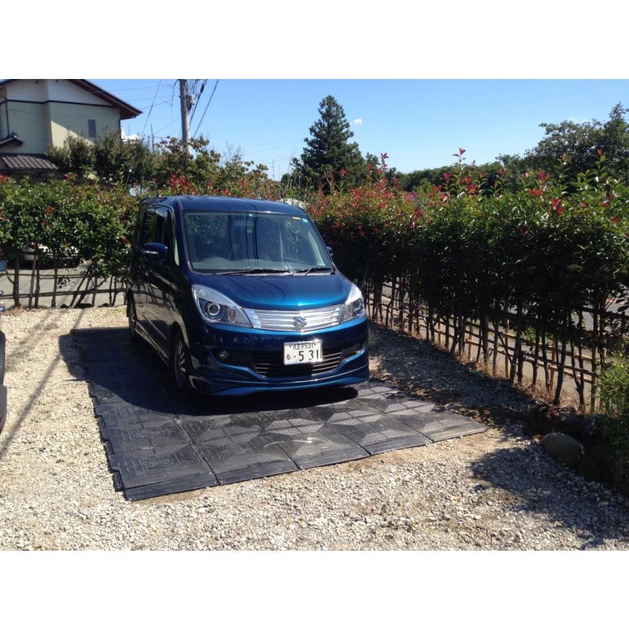 【お話し中】オートマット16枚　（簡易舗装/路盤補強） Amazon.co.jp: 駐車場 ぬかるみ・雑草対策！多目的簡易補強 オート