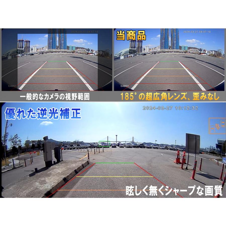 AIバックカメラ 人 車 自動認識 警告ブザー付 広角185° 夜間 AIバックカメラ 人 車 自動認識 警告ブザー付 広角185° 夜間