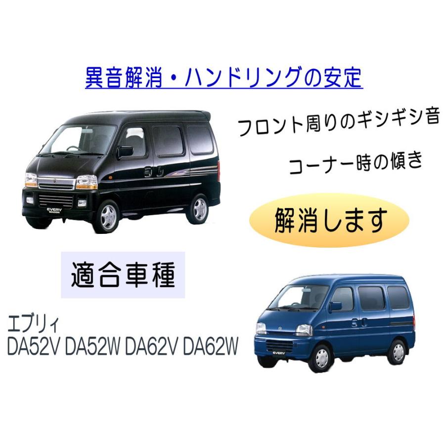 フロントスタビリンク用 ウレタンブッシュ (エブリィ用) 強化ブッシュ