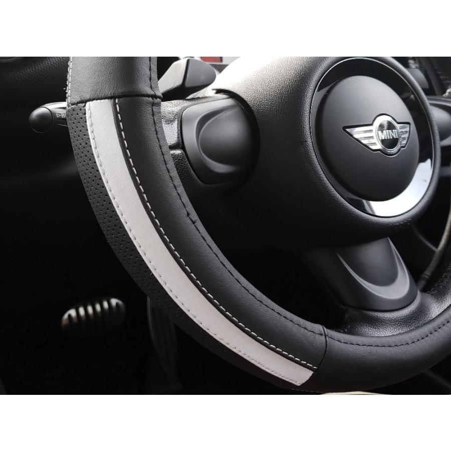 AUTOMAX izumi ハンドルカバー ホワイトライン リアルレザー 本 AUTOMAX izumi ハンドルカバー ホワイトライン リアルレザー 本