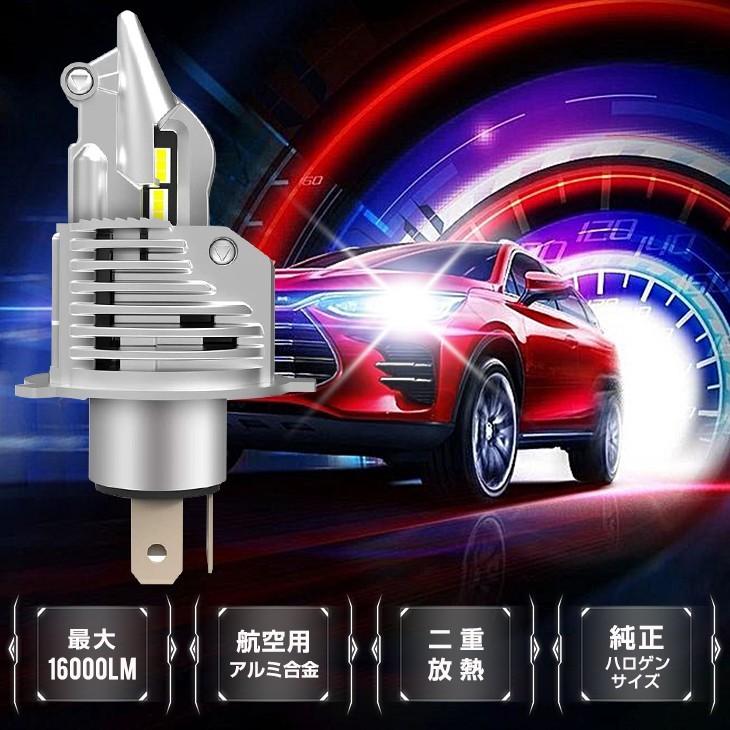 Ledヘッドライト H4 Hi Lo Ledライト Ledバルブ 一体型 純正ハロゲンサイズを再現 lm 車 バイク適用 令和新品 1年保証 予約 Leda Hf03 00 オートワン 通販 Yahoo ショッピング