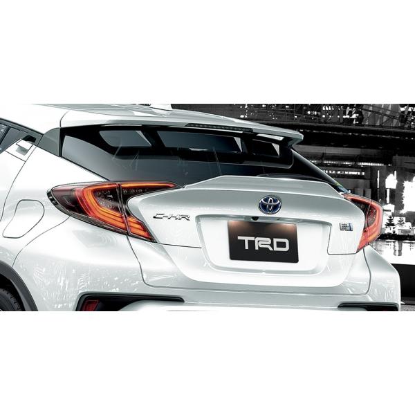 C-HR TRDリアトランクスポイラー素地(未塗装） TRD C-HR リヤトランクスポイラー(Aggresive Style) (2016.12〜2019.10