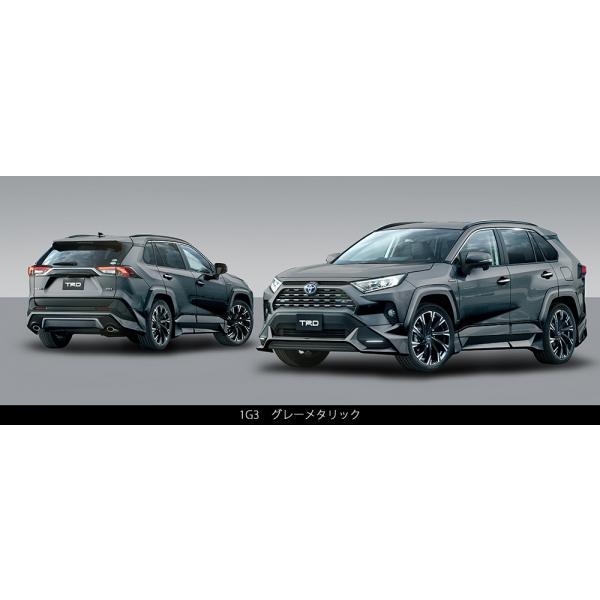 RAV4[5#系] 2019.4〜2025.11サイドスカート グレーメタリック＜1G3
