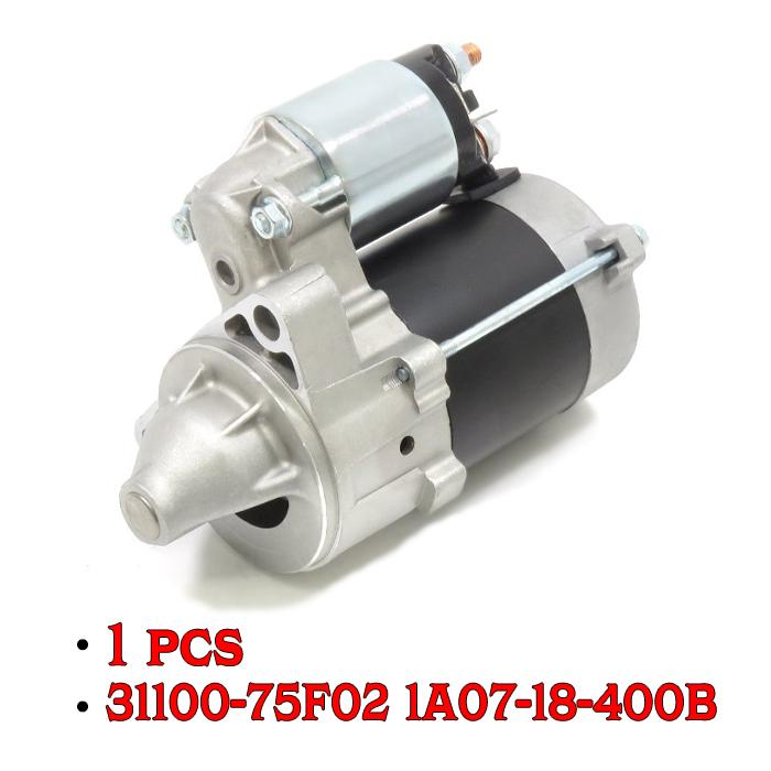 スズキ MRワゴン MF21S MF22S スターターモーター セルモーター 31100-75F02 1A07-18-400B ６ヶ月保証 純正互換品 メンテナンス 交換