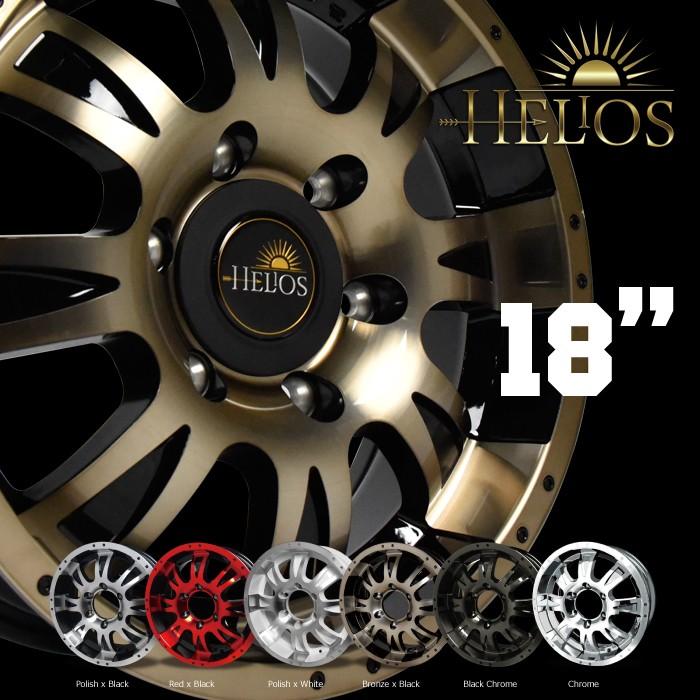 HELIOS 200系 ハイエース HS-08 ホイール 18x7.5J-35 （1本 18インチ 