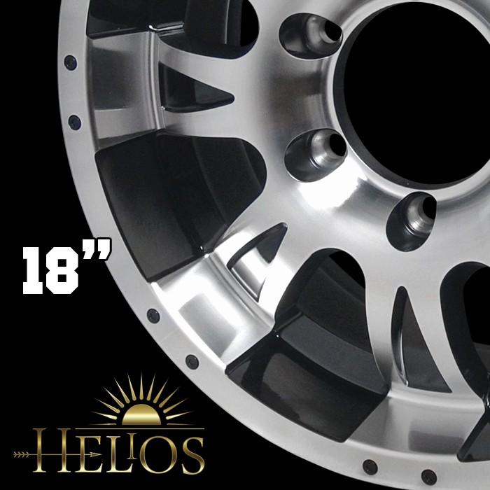 HELIOS 200系 ハイエース HS-08 ホイール 18x7.5J-35 （1本 18インチ 