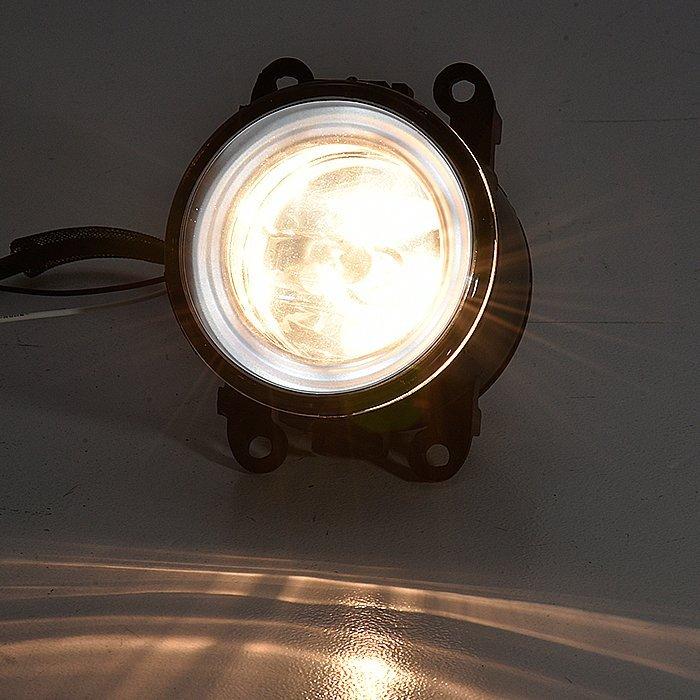 スズキ エブリイ ワゴン DA17W DA64W ホワイト LED ファイバー イカリング 付き H8 フォグランプ ガラスレンズ  汎用 ライト｜autoparts-success｜03