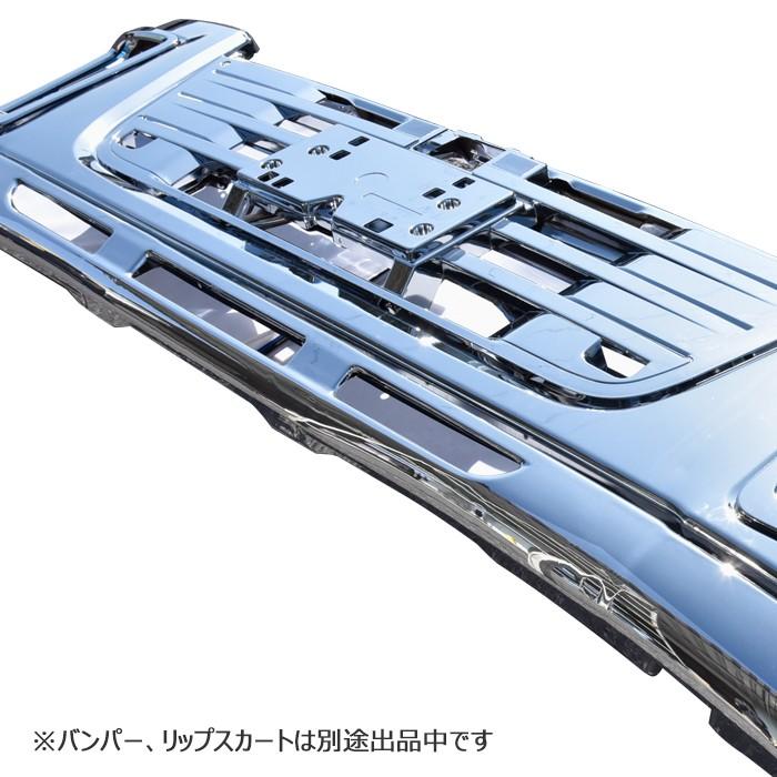 いすゞ NEW ギガ 07 フロント バンパー インナーグリル オールメッキ