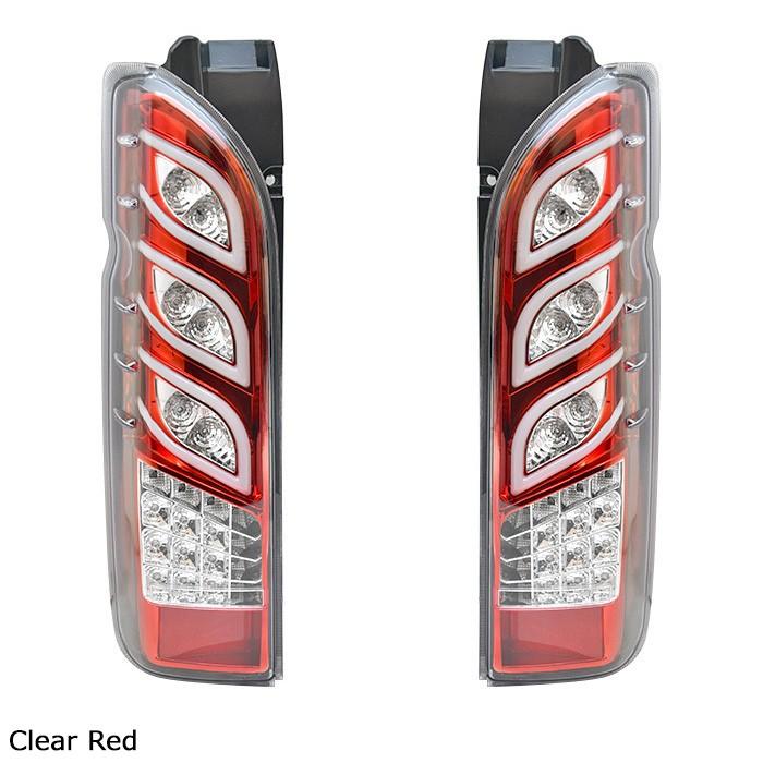 200系 ハイエース テールライト トリプル ファイバー LED ランプ 200系 ハイエース テールライト トリプル ファイバー LED ランプ
